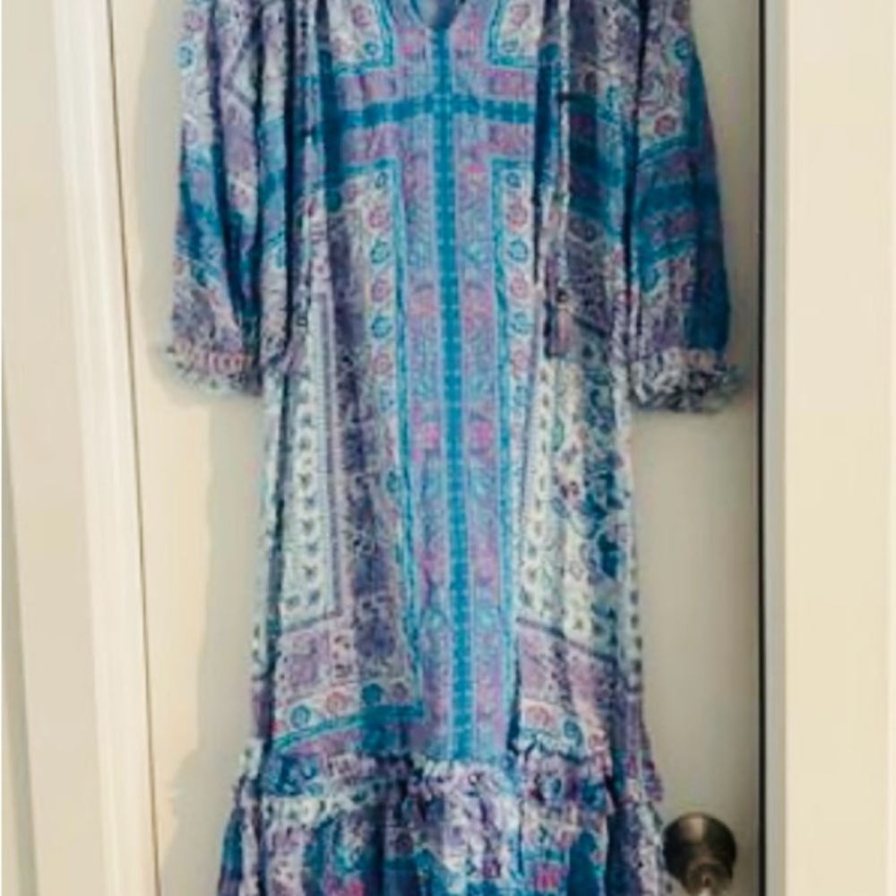 Zara Printed Midi Dress